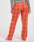 Boxercraft Women's Haley Burnt Orange Plaid Flannel Pajama Pant
