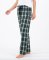 Boxercraft Women's Haley Green/White Plaid Flannel Pajama Pant