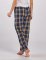 Boxercraft Women's Haley Navy/Gold Plaid Flannel Pajama Pant