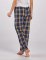 Boxercraft Women's Haley Navy/Gold Plaid Flannel Pajama Pant