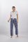 Boxercraft Women's Haley Navy/Silver Plaid Flannel Pajama Pant