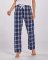 Boxercraft Women's Haley Navy/Silver Plaid Flannel Pajama Pant