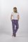 Boxercraft Women's Haley Purple/White Plaid Flannel Pajama Pant
