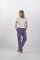 Boxercraft Women's Haley Purple/White Plaid Flannel Pajama Pant