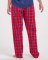 Boxercraft Women's Haley Brick Red Kingston Plaid Flannel Pajama Pant