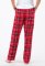 Boxercraft Women's Haley Red/White Plaid Flannel Pajama Pant