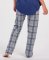 Boxercraft Women's Haley Oxford Heather/Royal Kingston Plaid Flannel Pajama Pant