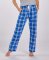 Boxercraft Women's Haley Royal/Silver Plaid Flannel Pajama Pant