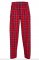 Boxercraft Men's Harley Brick Red Kingston Plaid Flannel Pajama Pant