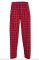 Boxercraft Men's Harley Brick Red Kingston Plaid Flannel Pajama Pant