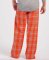 Boxercraft Men's Harley Burnt Orange Kingston Plaid Flannel Pajama Pant