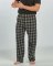 Boxercraft Men's Harley Charcoal/Black Buffalo Plaid Flannel Pajama Pant