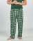 Boxercraft Men's Harley Green/Oxford Buffalo Plaid Flannel Pajama Pant