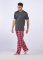 Boxercraft Men's Harley Heritage Garnet Plaid Flannel Pajama Pant