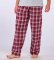 Boxercraft Men's Harley Heritage Maroon Plaid Flannel Pajama Pant