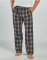 Boxercraft Men's Harley Navy/Gold Plaid Flannel Pajama Pant