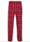 Boxercraft Men's Harley Red/White Plaid Flannel Pajama Pant