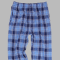 Boxercraft Men's Columbia Blue and Navy Classic Plaid Flannel Pajama Pant