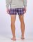 Boxercraft Men's Purple/White Plaid Flannel Boxer Shorts