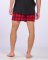 Boxercraft Men's Red/Black Buffalo Plaid Flannel Boxer Shorts