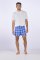 Boxercraft Men's Royal/Silver Plaid Flannel Boxer Shorts