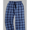 Boxercraft Navy and Columbia Plaid Unisex Flannel Pajama Pant