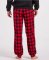 Boxercraft Men's Red/Black Buffalo Plaid Flannel Jogger