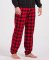 Boxercraft Men's Red/Black Buffalo Plaid Flannel Jogger