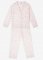 Breathe Women's Cotton Sateen Classic Pajama Set in Pink Stonecut