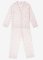 Breathe Women's Cotton Sateen Classic Pajama Set in Pink Stonecut