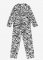 Breathe Women's Cotton Sateen Tiger in Monochrome Classic Pajama Set