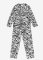 Breathe Women's Cotton Sateen Tiger in Monochrome Classic Pajama Set