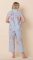 The Cat's Pajamas Women's Camilla Luxe Pima Cotton Capri Pajama Set