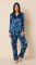 The Cat's Pajamas Women's Cascadia Silk Classic Pajama Set