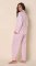 The Cat's Pajamas Women's Pink Classic Luxe Pima Cotton Pajama Set