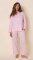 The Cat's Pajamas Women's Pink Classic Luxe Pima Cotton Pajama Set