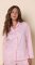 The Cat's Pajamas Women's Pink Classic Luxe Pima Cotton Pajama Set
