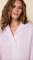 The Cat's Pajamas Women's Classic Stripe Luxe Pima Cotton Pajama Set in Lavender