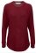 Boxercraft Women's Cuddle Oversized Crew Top in Mantra Red Heather