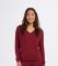 Boxercraft Women's Cuddle V-Neck Lounge Top in Mantra Red