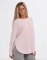Boxercraft Women's Cuddle Oversized Crew Top in Pink Serenity Heather