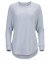 Boxercraft Women's Cuddle Oversized Crew Top in Sky Blue Heather