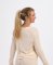 Boxercraft Women's Cuddle V-Neck Lounge Top in Barley Heather