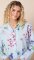 The Cat's Pajamas Women's Deerly Luxe Pima Cotton Classic Pajama Set in Blue