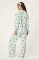 PJ Salvage Espresso Martini Classic Flannel Pajama Set in Pool Blue