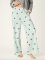PJ Salvage Espresso Martini Flannel Pajama Pant in Pool Blue