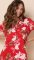 The Cat's Pajamas Women's Floral Festiva Pima Knit Cotton Classic Nightshirt