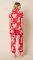 The Cat's Pajamas Women's Fete Florale Pima Knit Cotton Capri Pajama Set