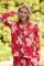 The Cat's Pajamas Women's Fete Florale Pima Knit Cotton Classic Pajama Set