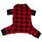 Lazy One Red Plaid "Bear Cheeks" FlapJack for Dogs